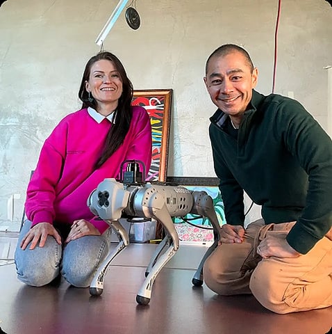 Luba Rein and Dr. David Yang, founders of Newo