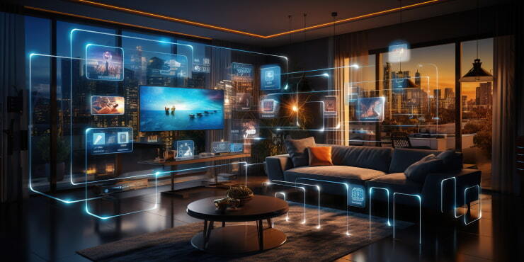 Smart hotel room with AI-powered features