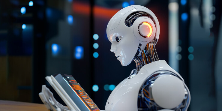 Diagram showing differences between AI and automation.