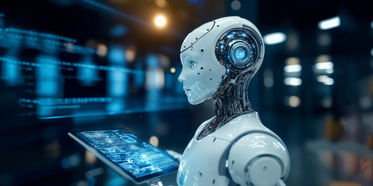 Machine learning business model driving digital transformation.