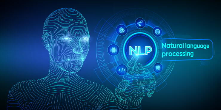 AI figure activating NLP interface
