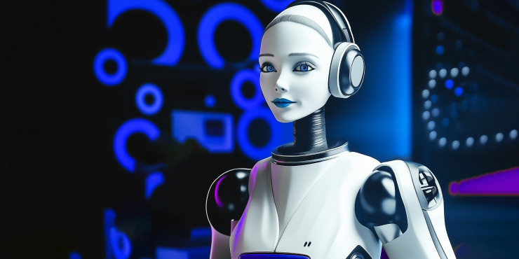 British AI voice example using voice AI technology for accents.