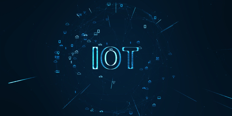 IoT concept with network icons