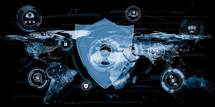 Global AI security network representation