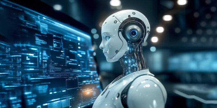 AI and machine learning in business enhancing efficiency and innovation.