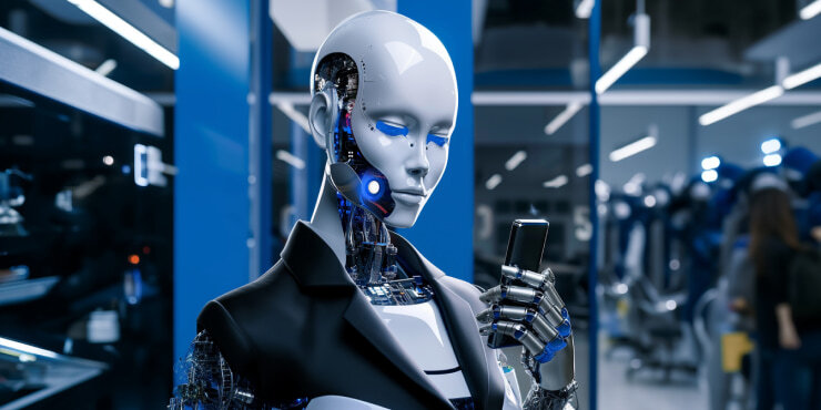 AI chatbot enhancing business intelligence