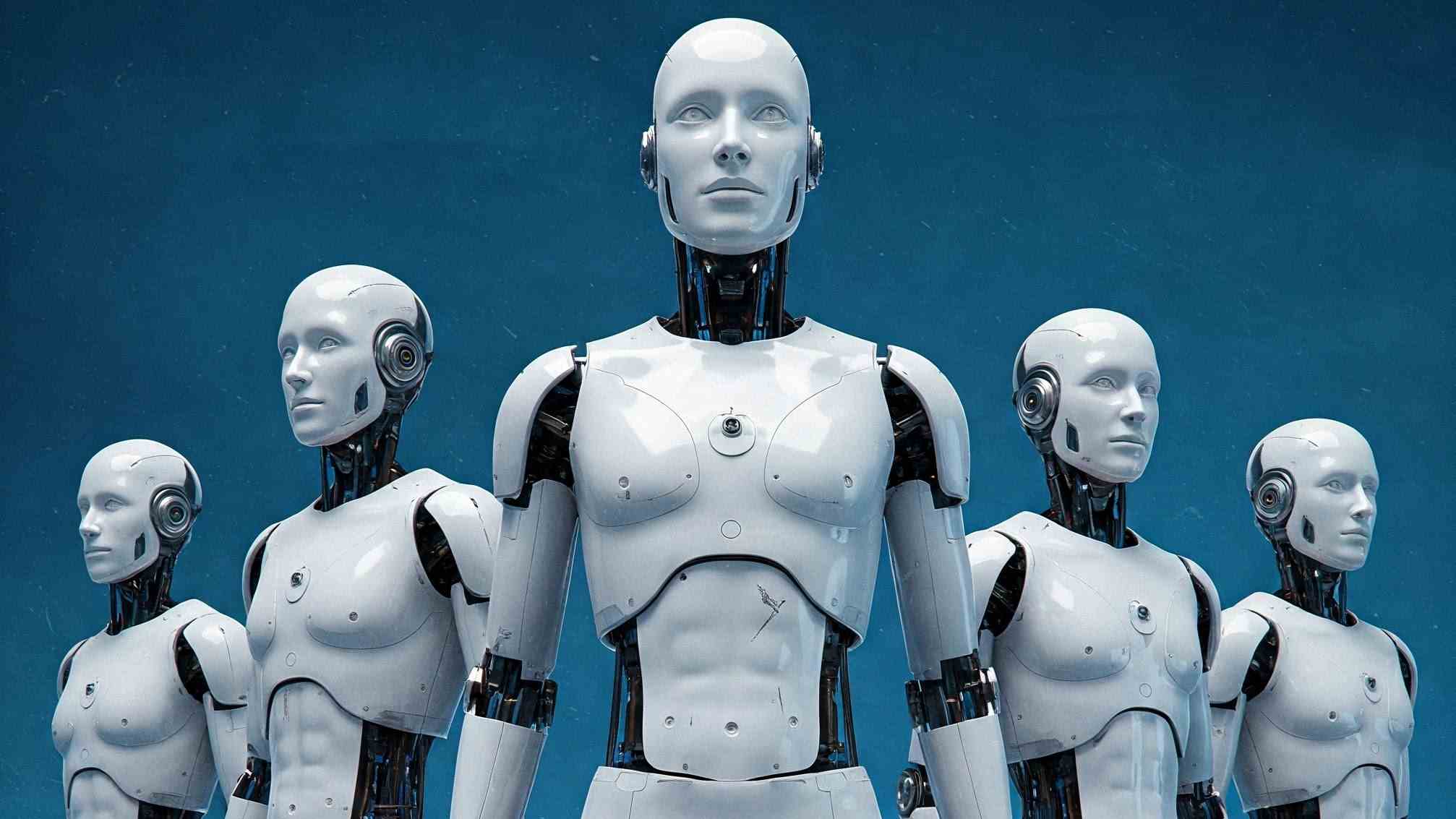 The five types of AI agents explained with a machine learning focus.