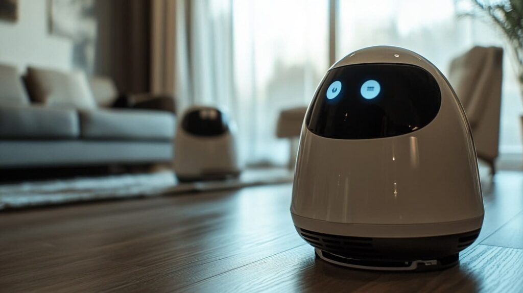 Smart home AI agent responding to voice command