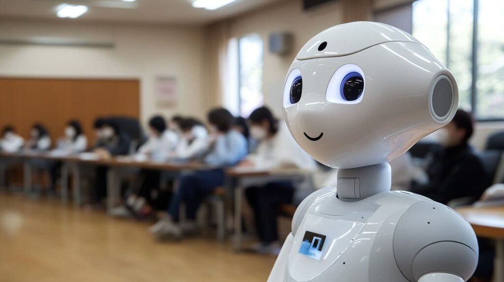 Students using AI tools for group learning and collaboration