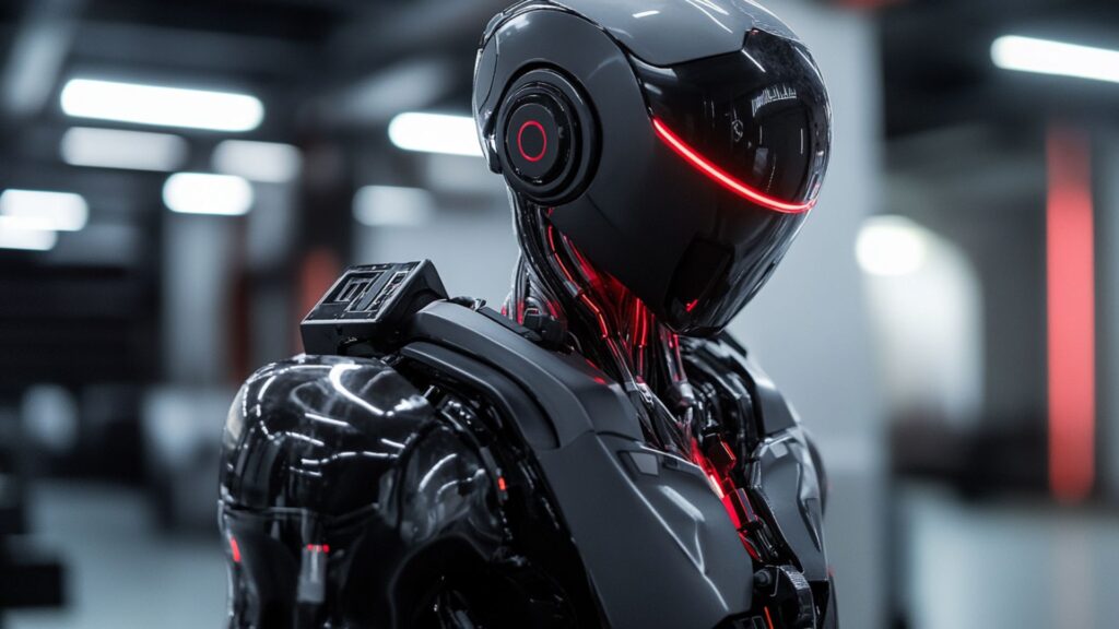Concept art of automation in the future and RPA evolution