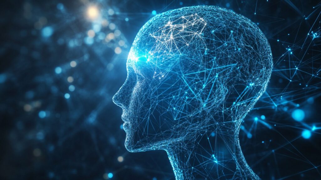 Diagram showing the key process steps of machine learning