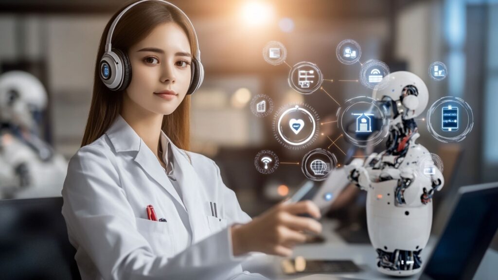 Realtor virtual receptionist managing client appointments