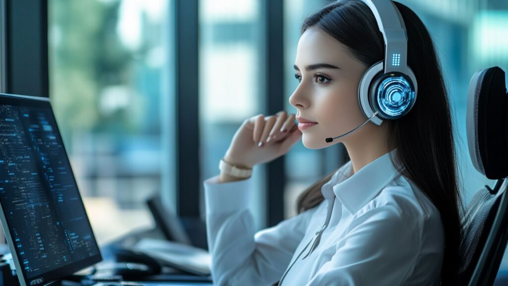 AI receptionist training process with knowledge base integration