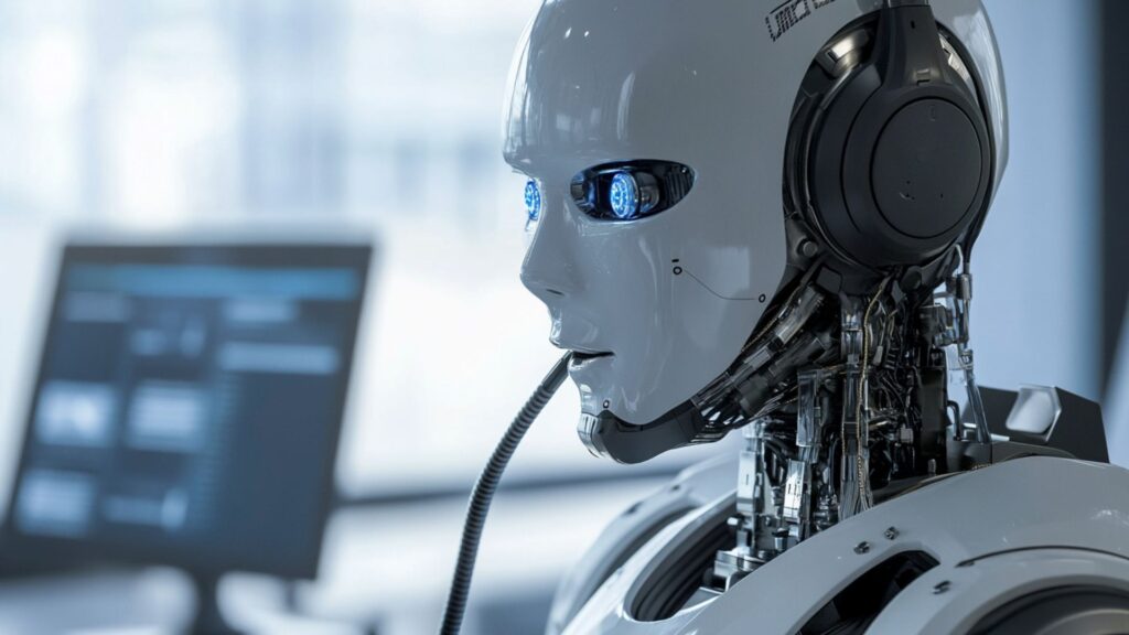 Secretary answering phone calls with professionalism